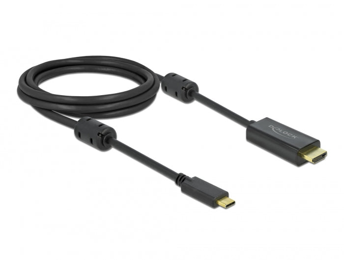 כבל תצוגה אקטיבי תקע USB-C לתקע HDMI 4K תומך 60 הרץ - delock.israel