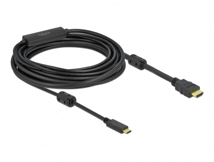 כבל תצוגה אקטיבי תקע USB-C לתקע HDMI 4K תומך 60 הרץ - delock.israel