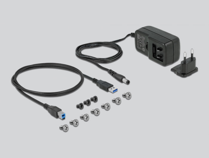 מארז חיצוני USB-C 3.2 Gen 1 עבור כונן דיסק 3.5″SATA HDD/SSD 10TB - delock.israel