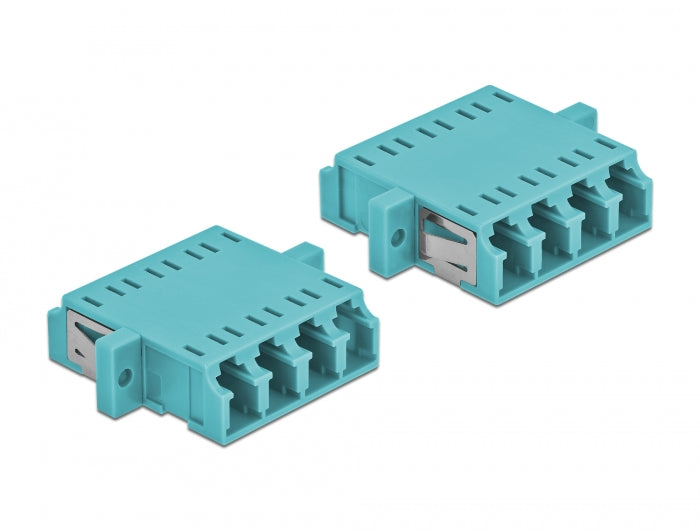 מתאם אופטי לפאנל LC Quad OM3 מולטי מוד נ/נ - delock.israel