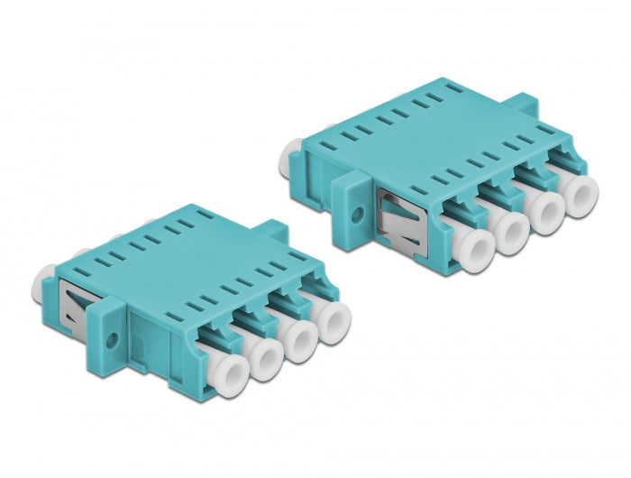 מתאם אופטי לפאנל LC Quad OM3 מולטי מוד נ/נ - delock.israel
