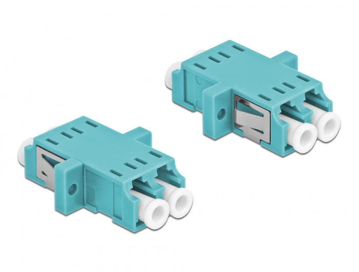 מתאם אופטי לפאנל LC Duplex OM3 מולטי מוד נ/נ - delock.israel