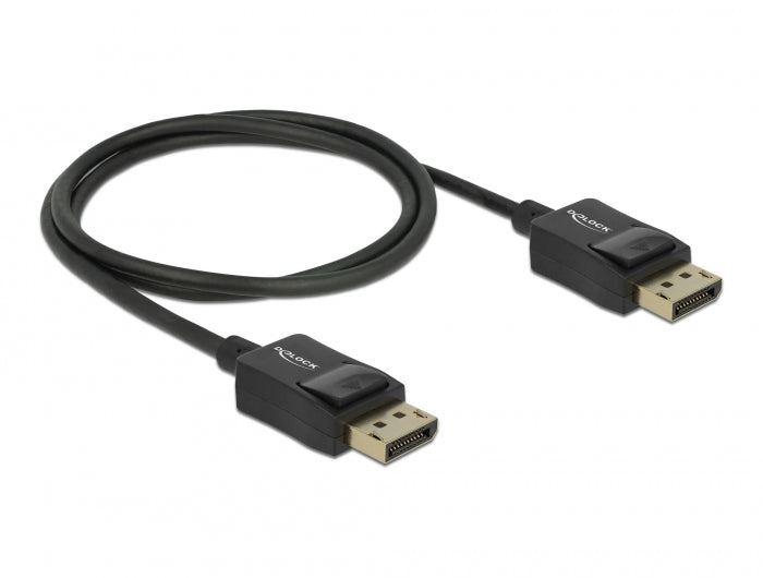 כבל DisplayPort 1.4 8K HDR קואקסיאלי ז/ז תומך 60 הרץ - delock.israel