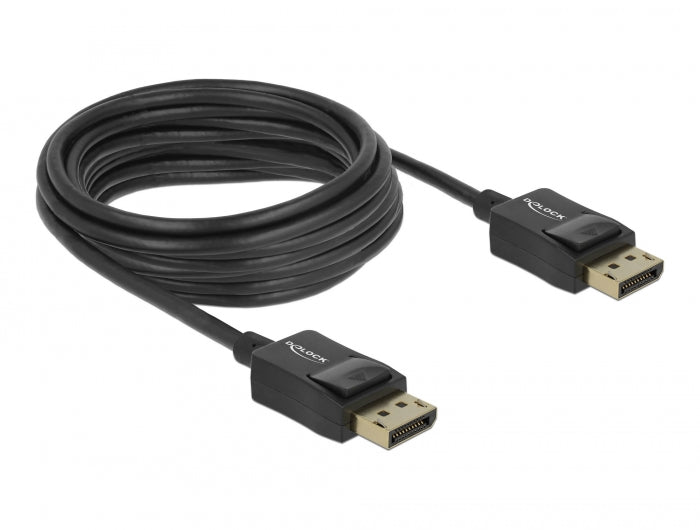 כבל DisplayPort 1.4 8K HDR קואקסיאלי ז/ז תומך 60 הרץ - delock.israel