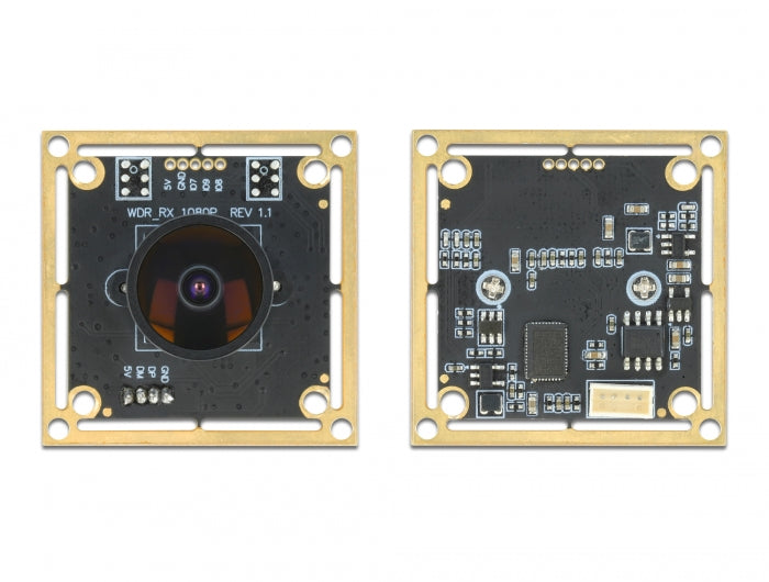 מצלמת מודול USB 2.0 with WDR 1.92 mega pixel 120° fix focus - delock.israel