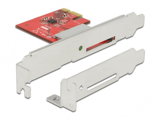 קורא כרטיסים PCI-E לזיכרונות SD - delock.israel
