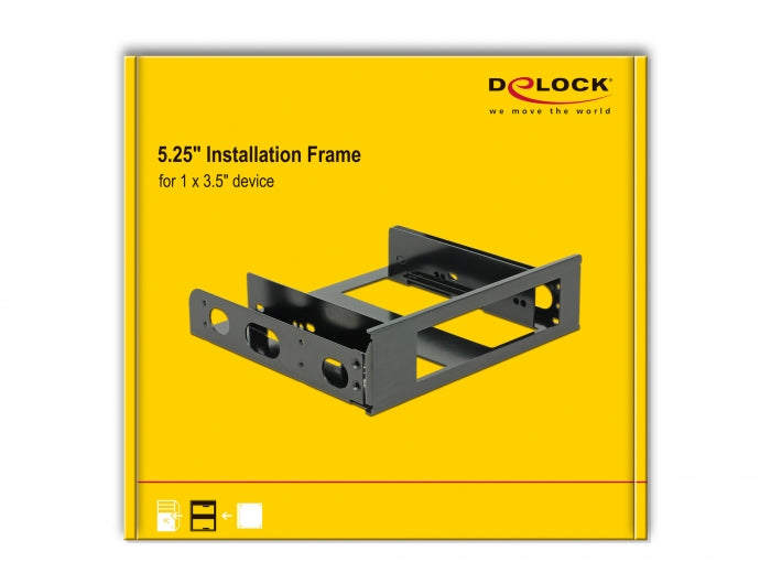 מסגרת 5.25″ עבור מגירה נשלפת 3.5″ - delock.israel