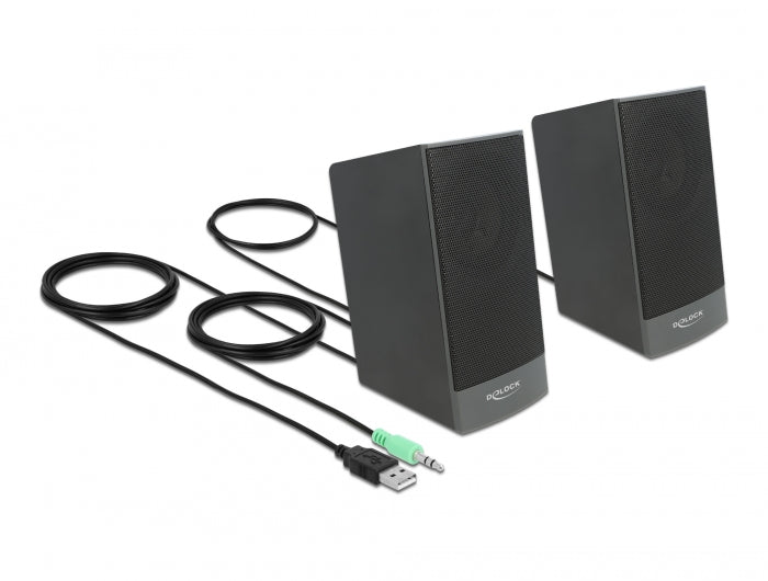 רמקולים למחשב PL 3.5 Stereo - delock.israel
