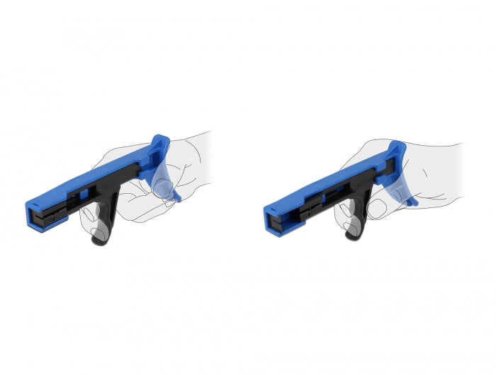 אקדח מהדק אזיקונים מפלסטיק מקצועי דגם D86829 - delock.israel