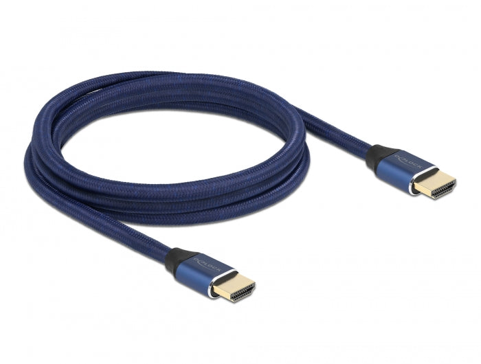 כבל HDMI 48 Gbps 8K Blue Certified ז/ז תומך 60 הרץ - delock.israel