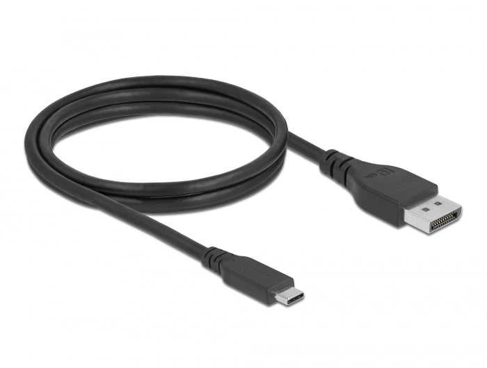 כבל תצוגה דו - כיווני תקע USB-C לתקע DisplayPort 8K תומך 60 הרץ - delock.israel