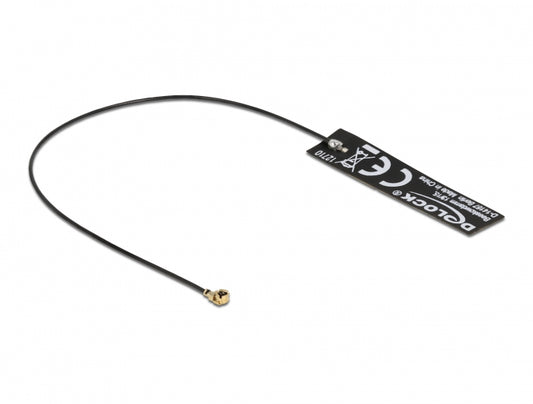 אנטנה כלל כיוונית GNSS BEIDOU GALILEO GLONASS GPS L1 L2 L5 0 - 2 dBi פנימית FPC בהדבקה עצמית מחבר MHF® I compatible plug - delock.israel