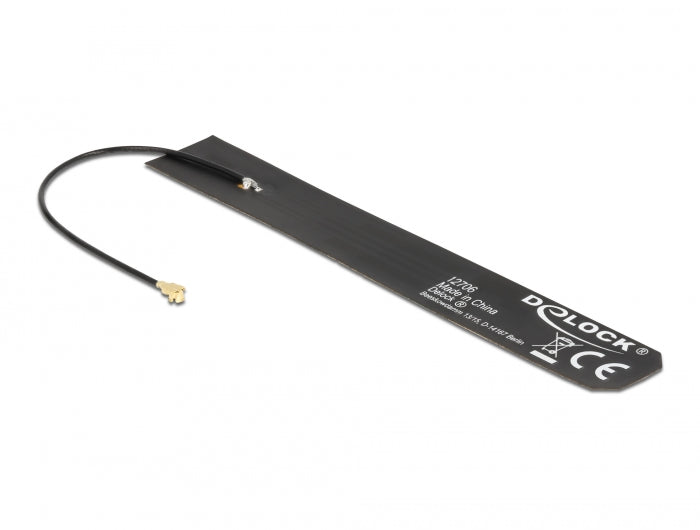 אנטנה כלל כיוונית 5G LTE 0 - 4 dBi פנימית FPC בהדבקה עצמית מחבר MHF® I compatible plug - delock.israel