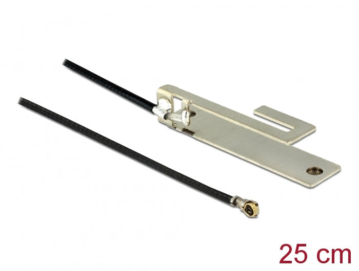 אנטנה WLAN 802.11 b/g/n 3 dBi פנימית PIFA מחבר MHF® 4L plug - delock.israel