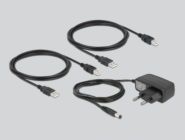מיתוג USB 2.0 מגנטי 2 מחשבים עד 2 מכשירים - delock.israel