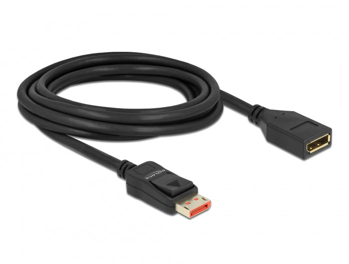 כבל מאריך DisplayPort 1.4 8K HDR ז/נ תומך 60 הרץ - delock.israel