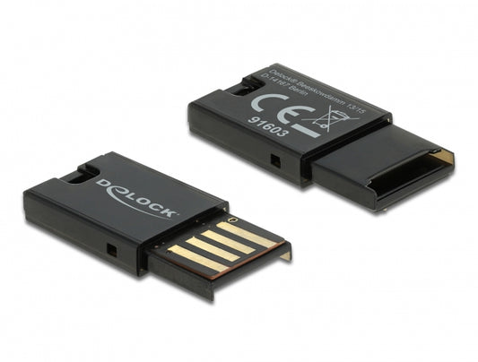 קורא כרטיסים USB 2.0 לכרטיסי זיכרון Micro SD - delock.israel