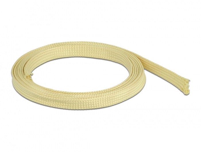 שרוול גמיש סיבים Aramid להגנת כבלים עמיד בטמפרטורה 170°C- עד 250°C אורך 2 מטר - delock.israel