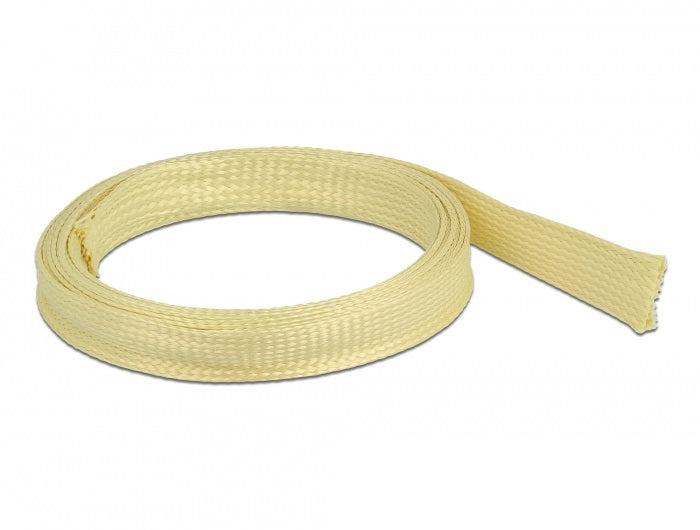שרוול גמיש סיבים Aramid להגנת כבלים עמיד בטמפרטורה 170°C- עד 250°C אורך 2 מטר - delock.israel