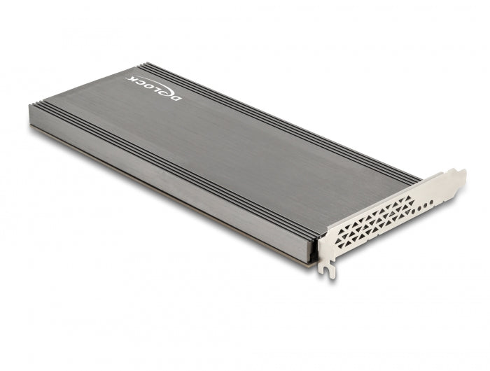 כרטיס PCI-E x16, V4.0 Bifurcation עם מאוורר קירור עבור 4 כוננים M.2 NVMe - delock.israel