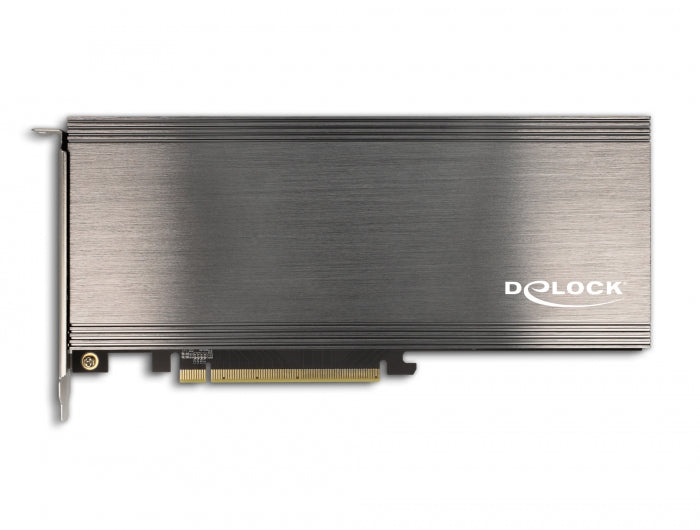 כרטיס PCI-E x16, V4.0 Bifurcation עם מאוורר קירור עבור 4 כוננים M.2 NVMe - delock.israel