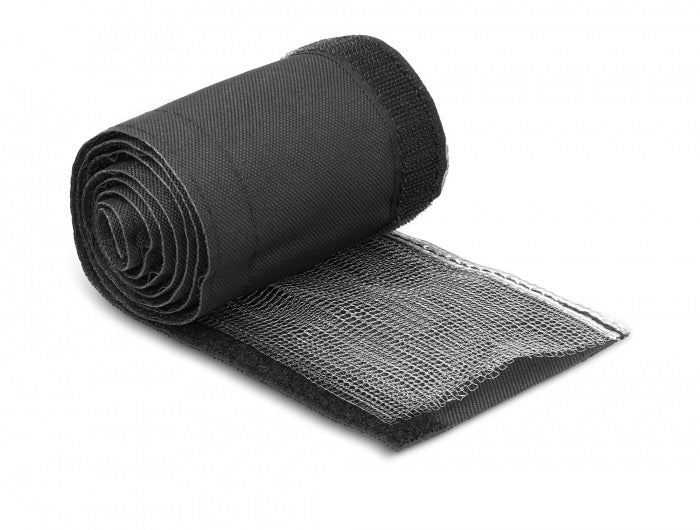 שרוול גמיש עם סגירה מהודקת EMI Shielding להגנת כבלים מפני השפעות אלקטרומגנטיות אורך 1 מטר - delock.israel