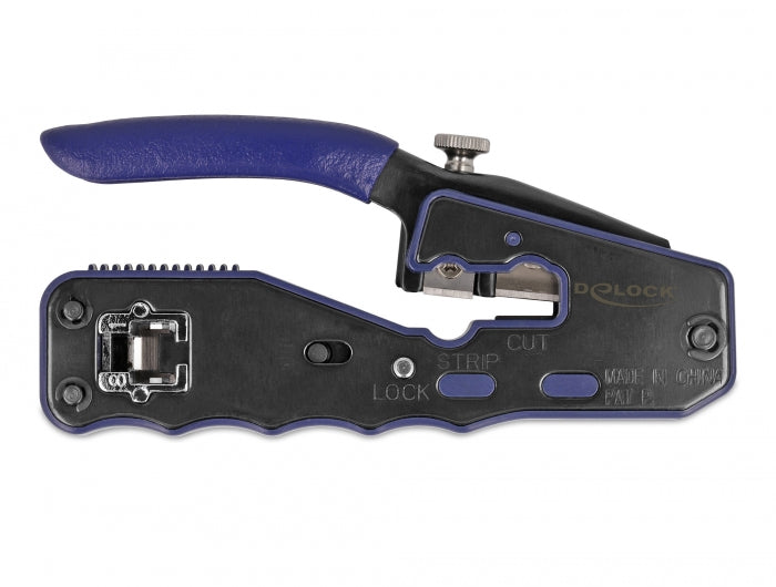 לוחץ כבל רשת RJ45 עבור תקע רשת PASS-THROUGH - delock.israel
