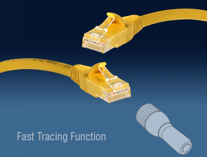 כבל רשת לא מסוכך RJ45 Cat.6A Fast Tracing ז/ז - delock.israel