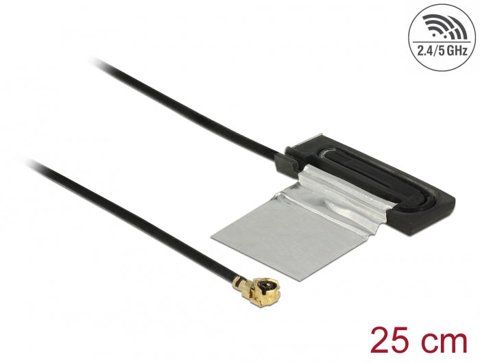 אנטנה WLAN 802.11 ac/a/h/b/g/n 1.5 - 2.0 dBi פנימית CCD מחבר MHF® I plug - delock.israel