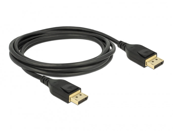 כבל DisplayPort 1.4 8K Certified ז/ז תומך 60 הרץ - delock.israel