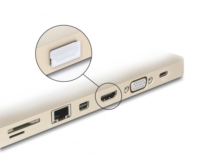 כיסוי נגד אבק ללא אחיזה לשקע HDMI - delock.israel