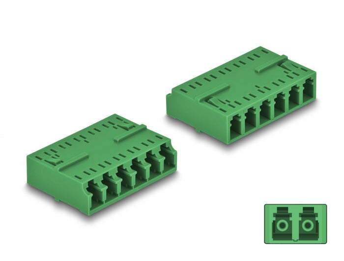 מתאם אופטי HD LC Hexaplex נ/נ - delock.israel