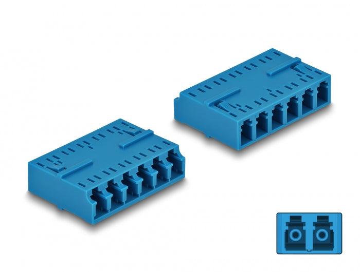 מתאם אופטי HD LC Hexaplex נ/נ - delock.israel