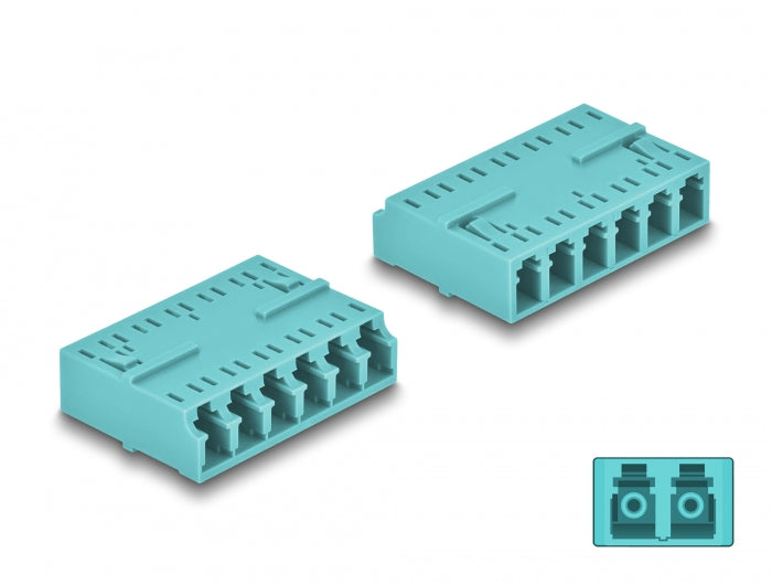 מתאם אופטי HD LC Hexaplex נ/נ - delock.israel
