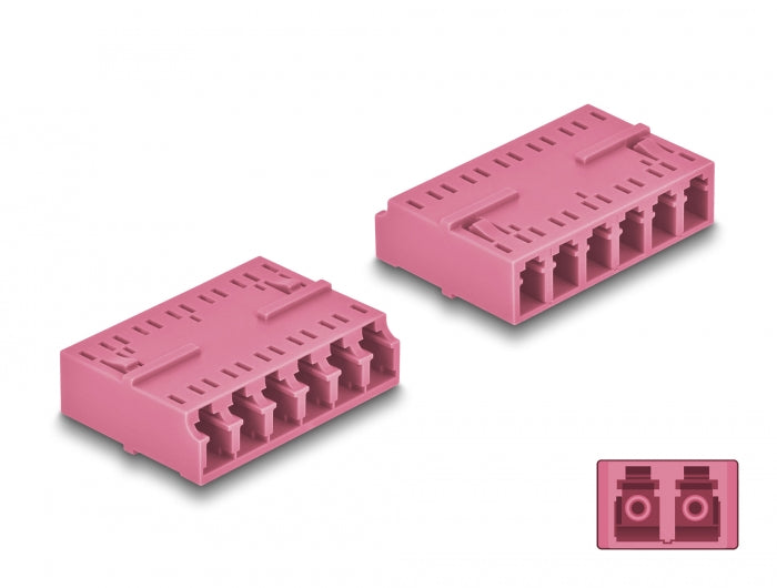 מתאם אופטי HD LC Hexaplex נ/נ - delock.israel