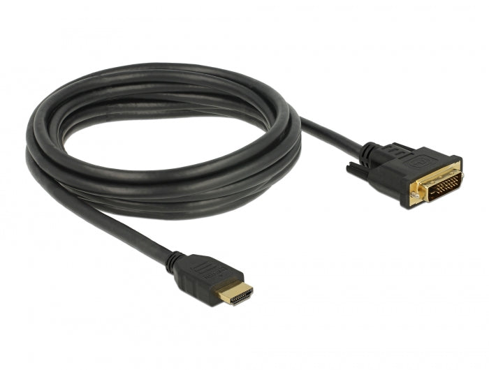 כבל HDMI ל- DVI 24+1 ז/ז - delock.israel