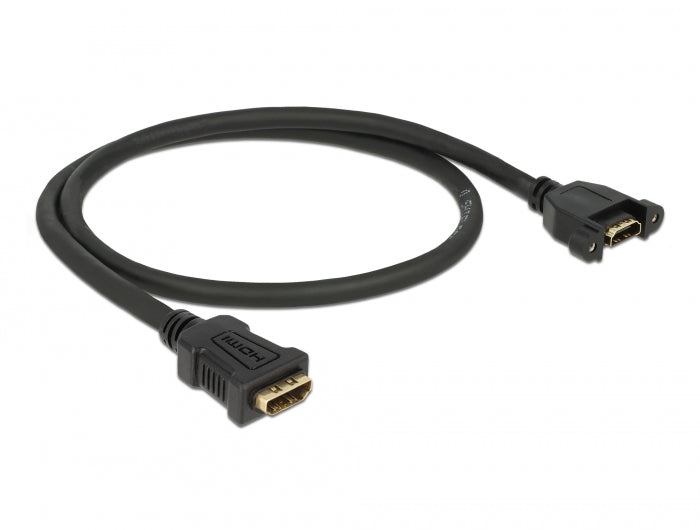 כבל מאריך HDMI 4K לפאנל נ/נ מרחק בין הברגים 30 מ"מ - delock.israel
