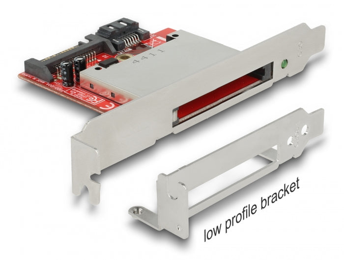 קורא כרטיסים SATA / PC למארז מחשב עם קורא זיכרונות CFast - delock.israel
