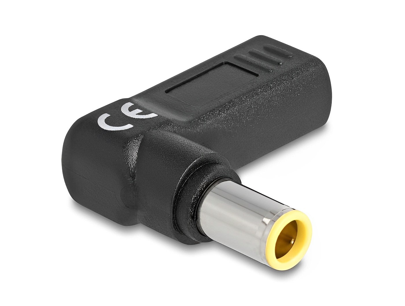 מתאם טעינה למחשב נייד IBM שקע USB-C לתקע DC 7.9 x 5.5 בזווית 90° - delock.israel