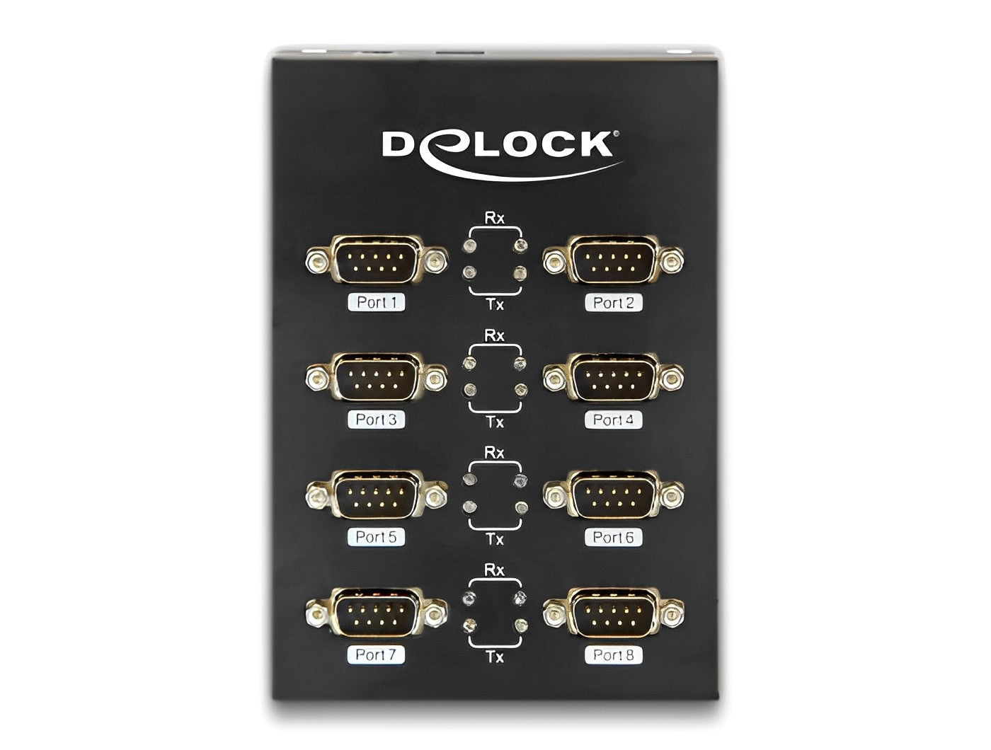 ממיר USB 2.0 עם 8 יציאות DB9 Serial RS-232 זכר צ'יפ Moschip - delock.israel