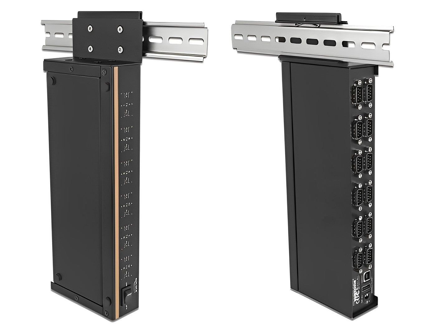 רכזת USB 2.0 עם 12 יציאות DB9 Serial RS-232 15kV ESD זכר צ'יפ FTDI - delock.israel