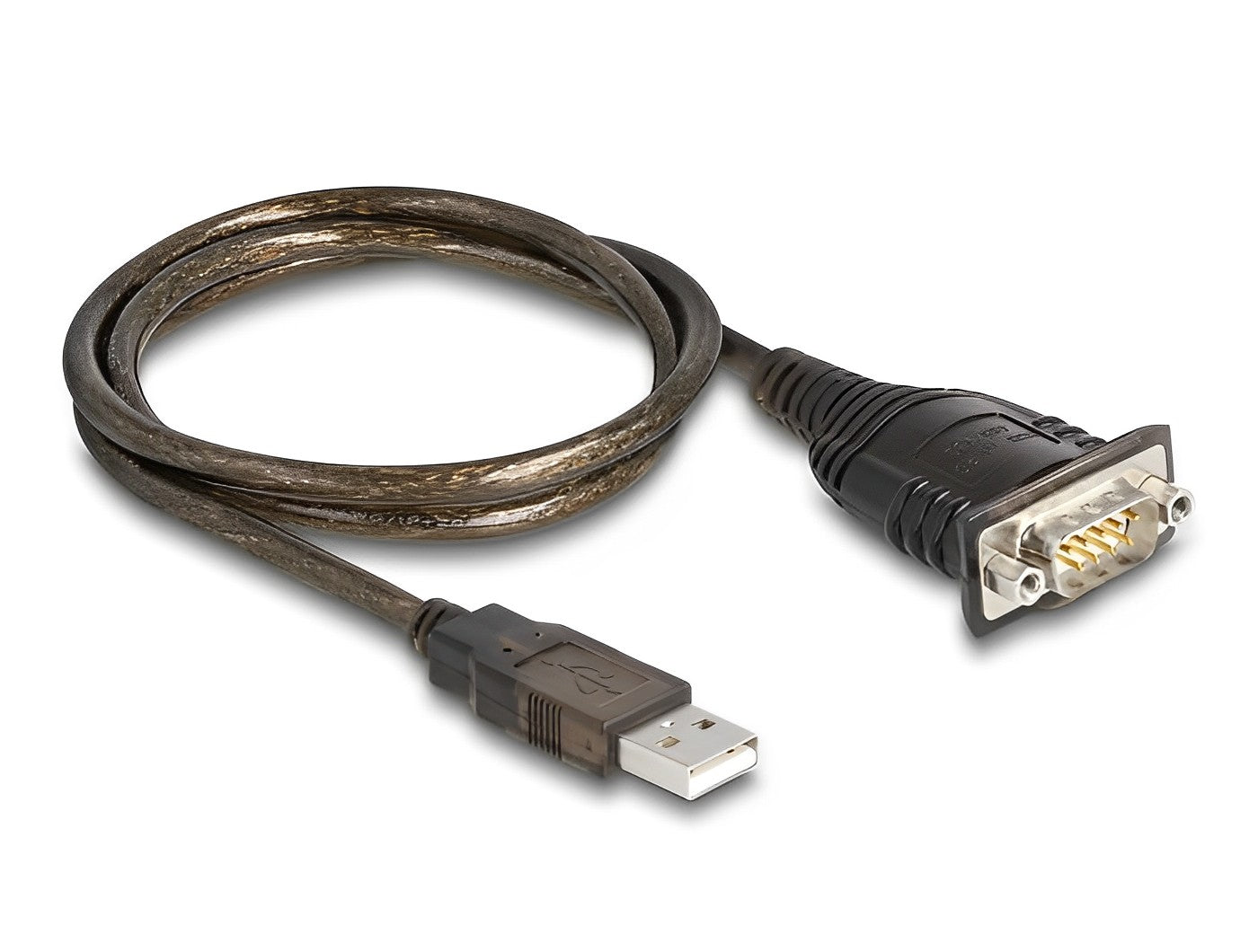 ממיר USB לתקע DB9 Serial RS-422/485 צ'יפ FTDI אורך 80 ס"מ - delock.israel