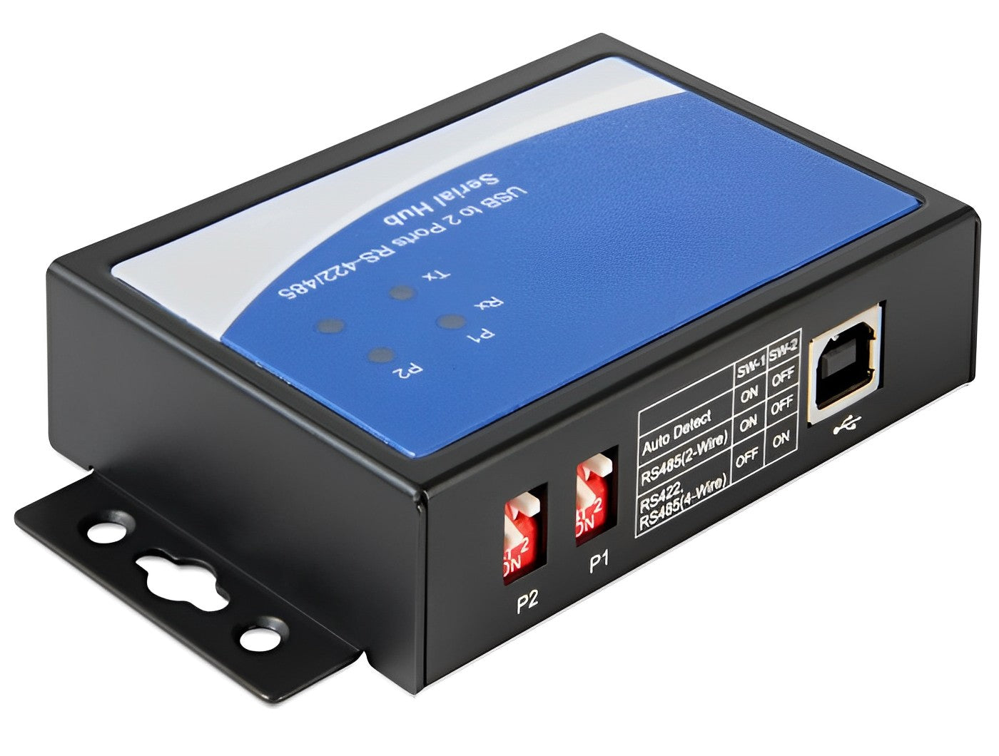 ממיר USB 2.0 עם 2 יציאות DB9 Serial RS-422/485 צ'יפ FTDI - delock.israel