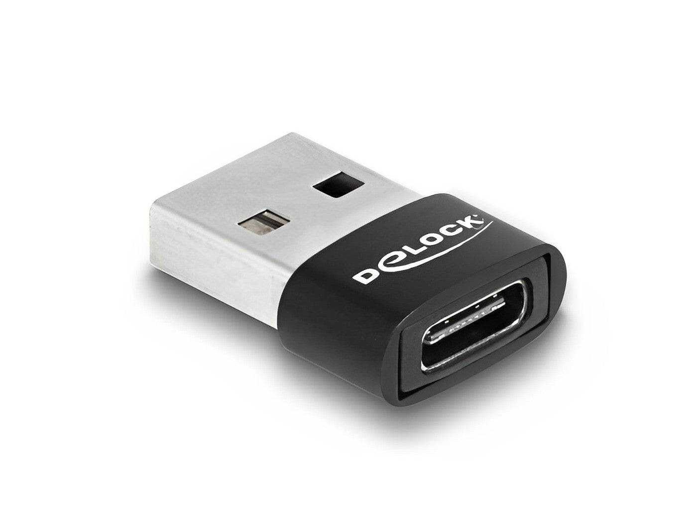 מתאם USB 2.0 תקע USB-A לשקע USB-C - delock.israel