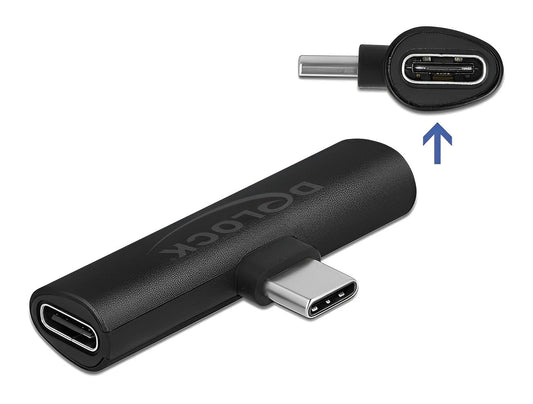 מתאם USB-C ז/נ תומך PD 3A - delock.israel