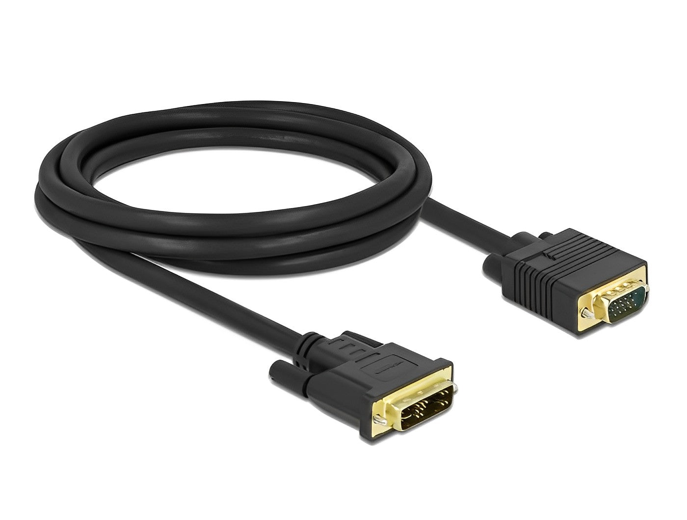 כבל תצוגה תקע VGA לתקע DVI 12+5 - delock.israel