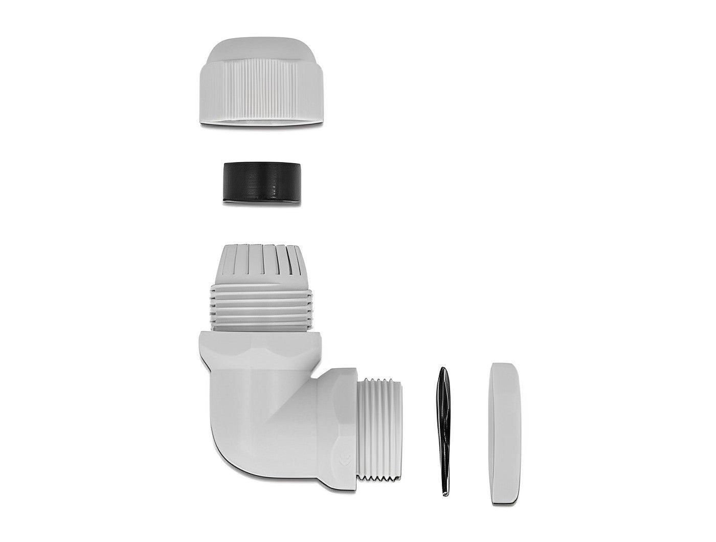 מוביל כבלים PG11 בזווית 90° מוגן IP68 - delock.israel