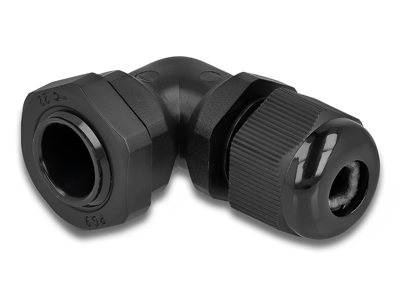 מוביל כבלים PG9 בזווית 90° מוגן IP68 - delock.israel