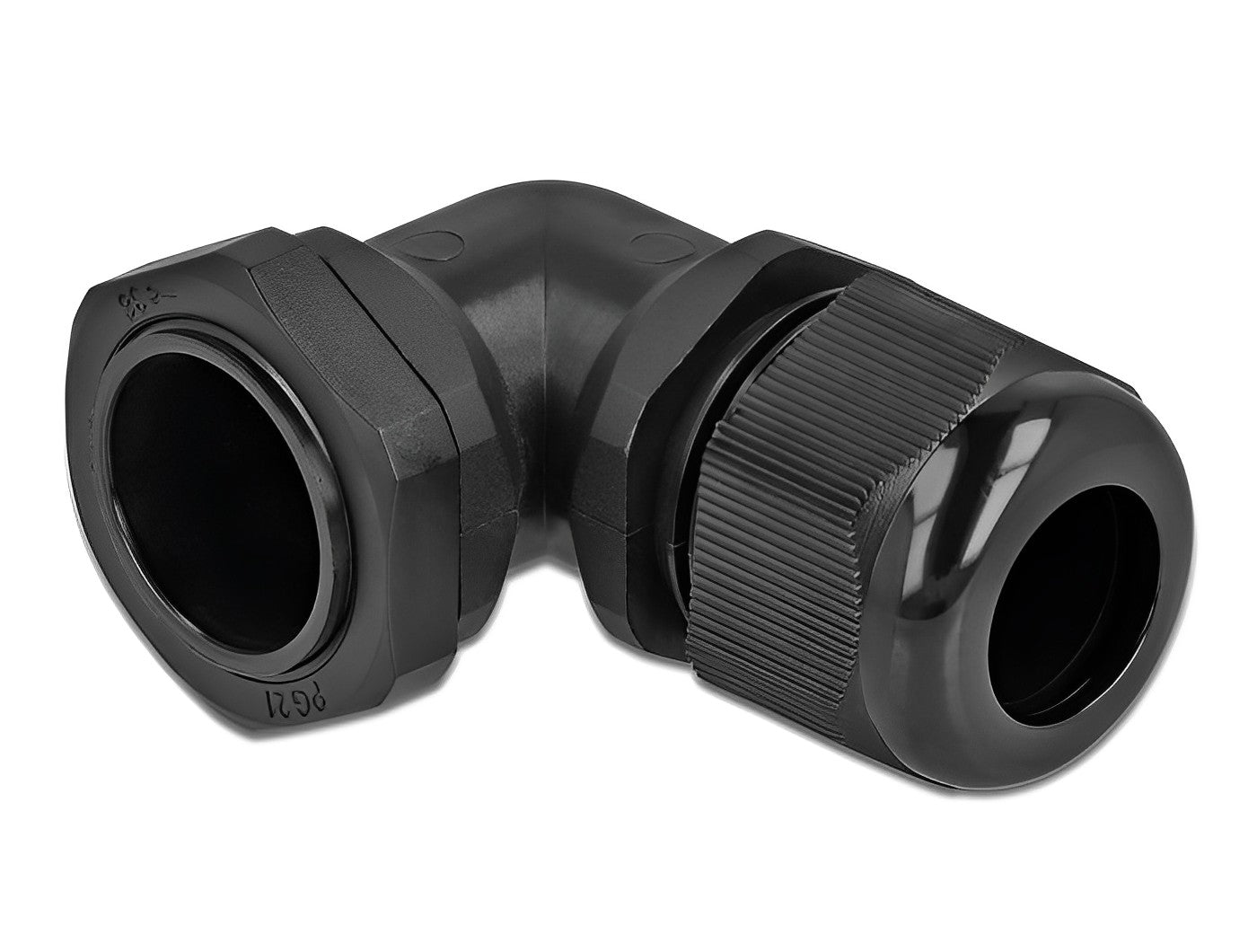 מוביל כבלים PG21 בזווית 90° מוגן IP68 - delock.israel