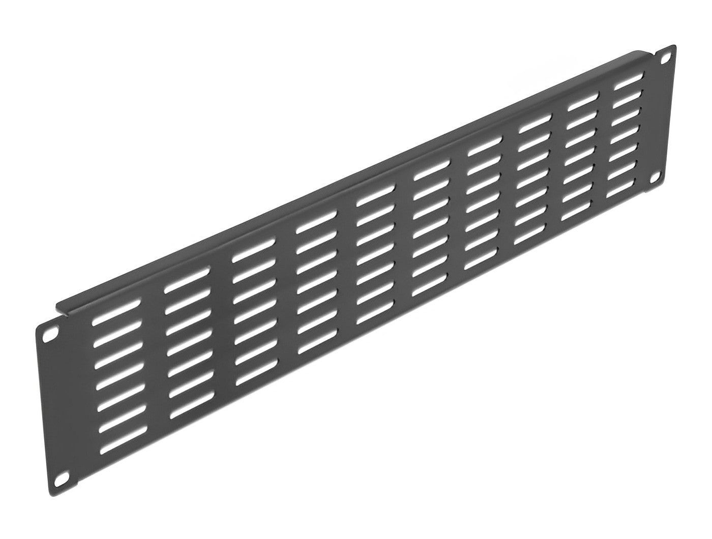 פאנל עיור עם חריצי אוורור ''2U / 19 לארון תקשורת - delock.israel